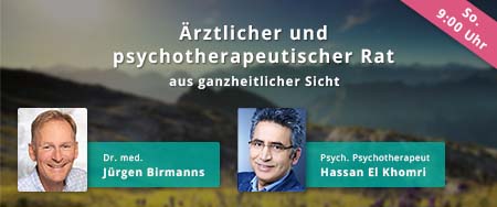 Dr. med. Jürgen Birmanns und Dipl.-Psych Hassan El Khomri auf den GGB-Gesundheitstagen in Lahnstein